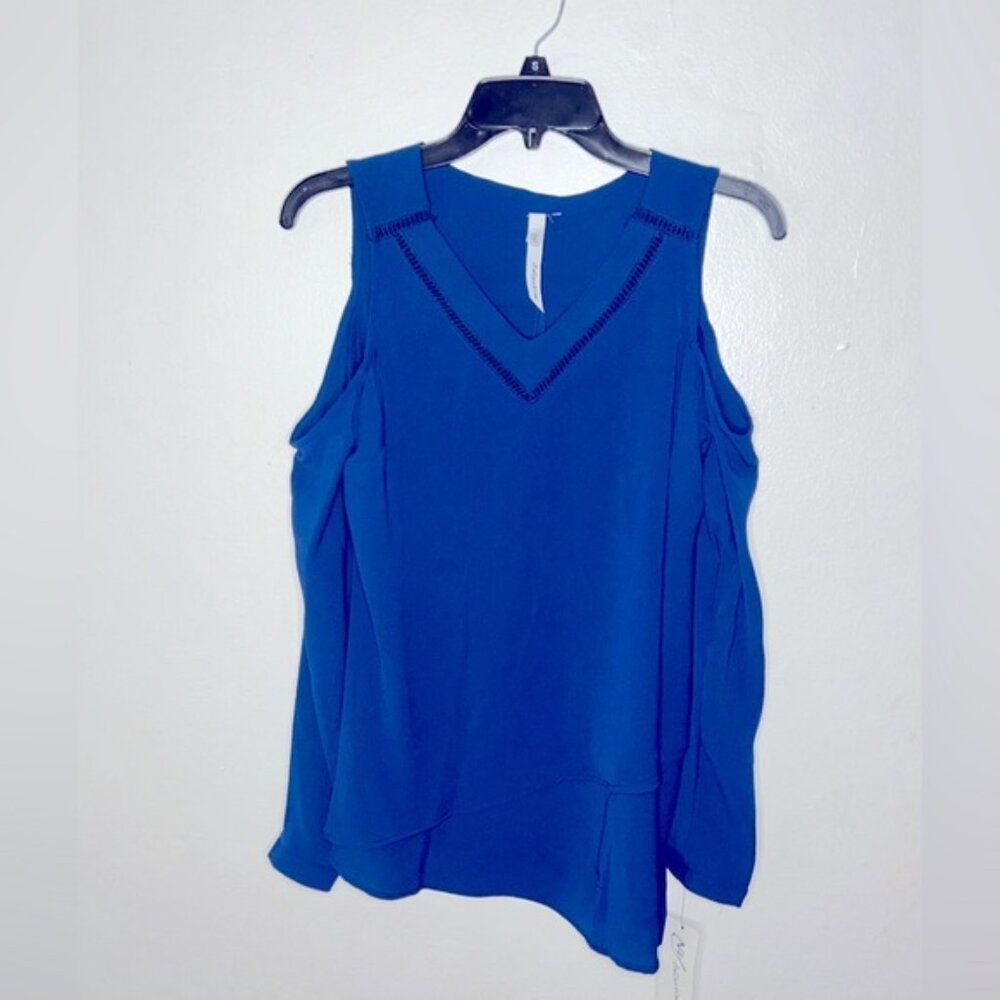NY Collection NWT Royal Blue Women's Top Size Medium